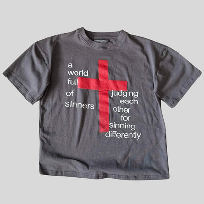 charcoal judgment t-shirt