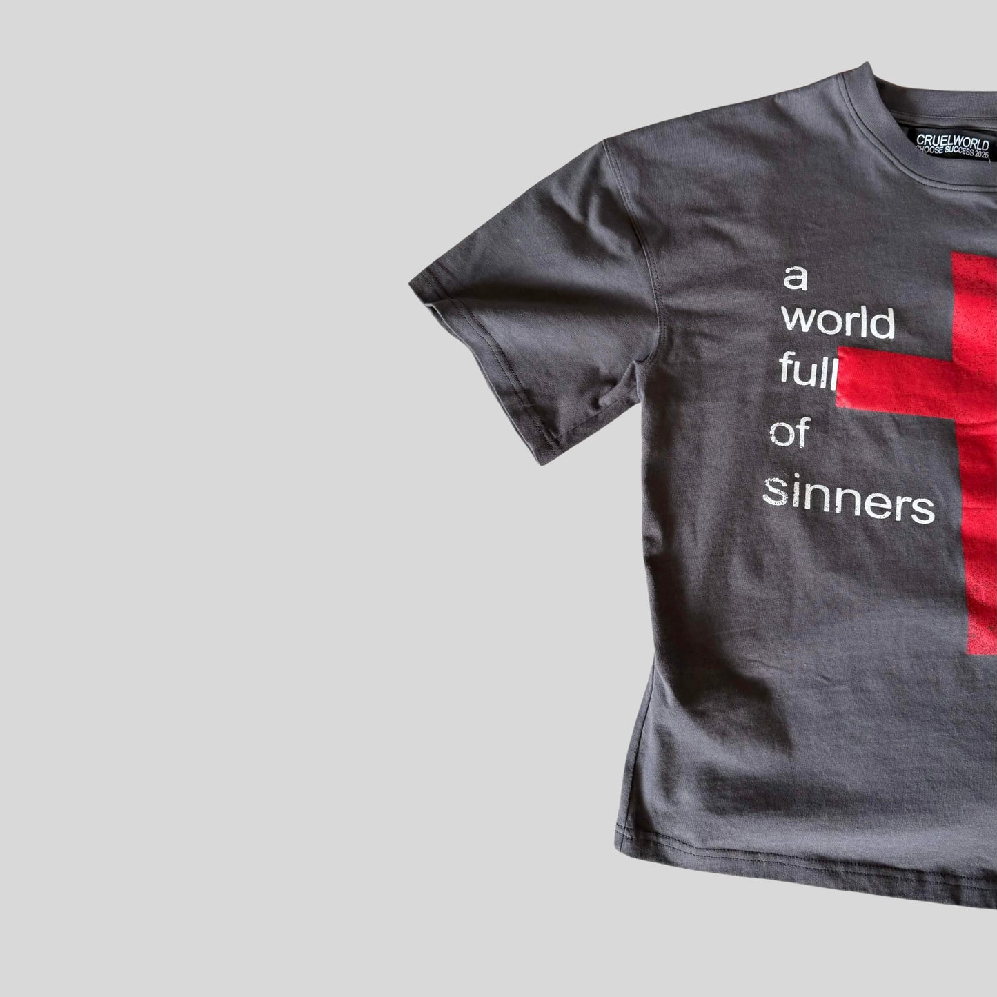charcoal judgment t-shirt