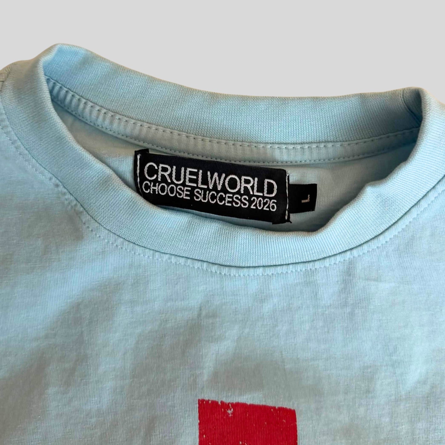 teal judgment t-shirt
