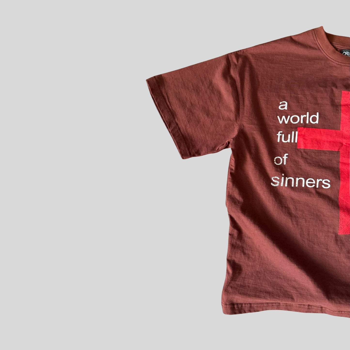 brown judgment t-shirt