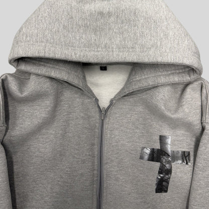 entwined zip-up hoodie Cruel World