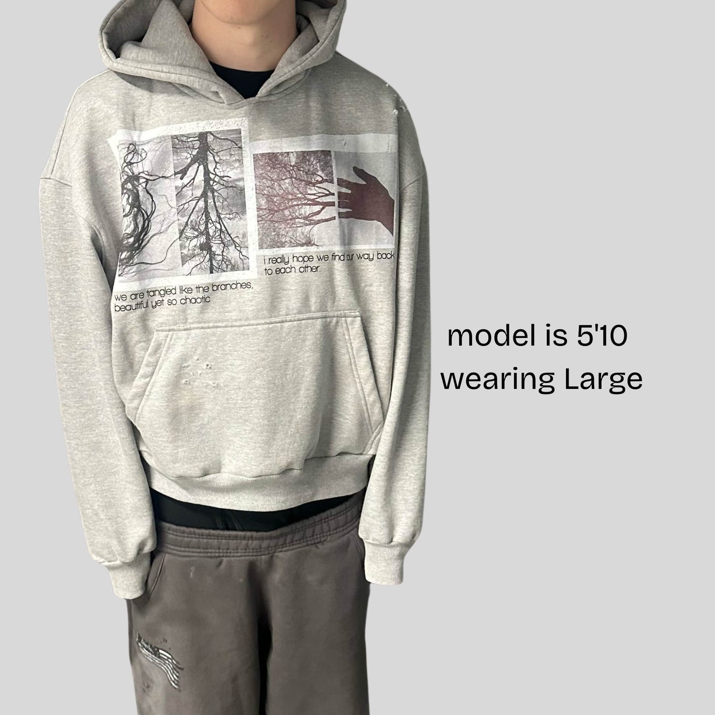 tangled hoodie (premade) Cruel World