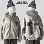 entwined zip-up hoodie Cruel World