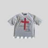 white judgment t-shirt (Copy) Cruel World