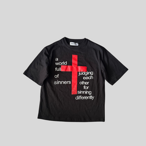 black judgment t-shirt (Copy) Cruel World