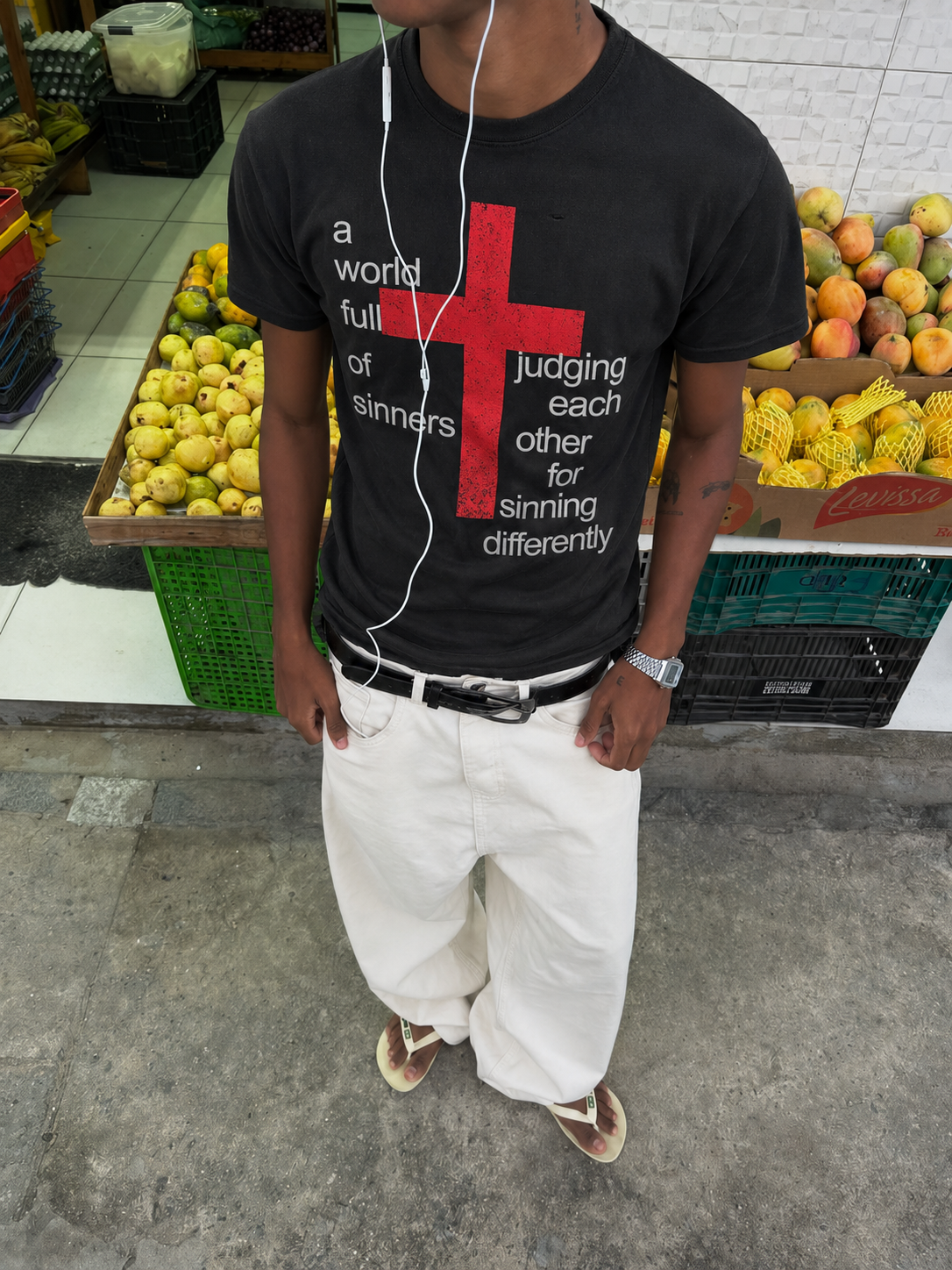 black judgment t-shirt Cruel World