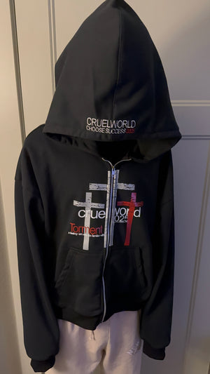TORMENT ZIP UP HOODIE