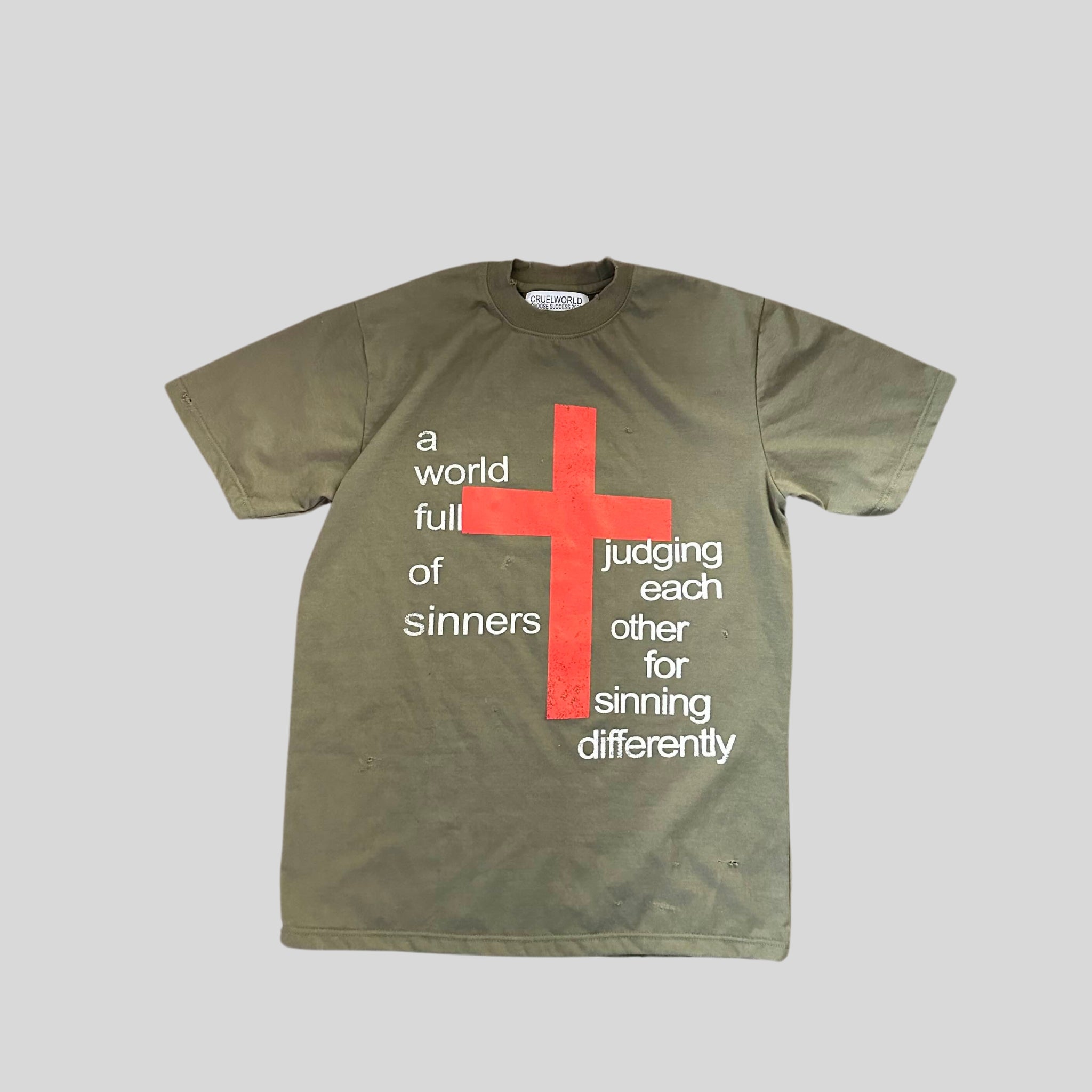 judgement t-shirt (Copy) Cruel World