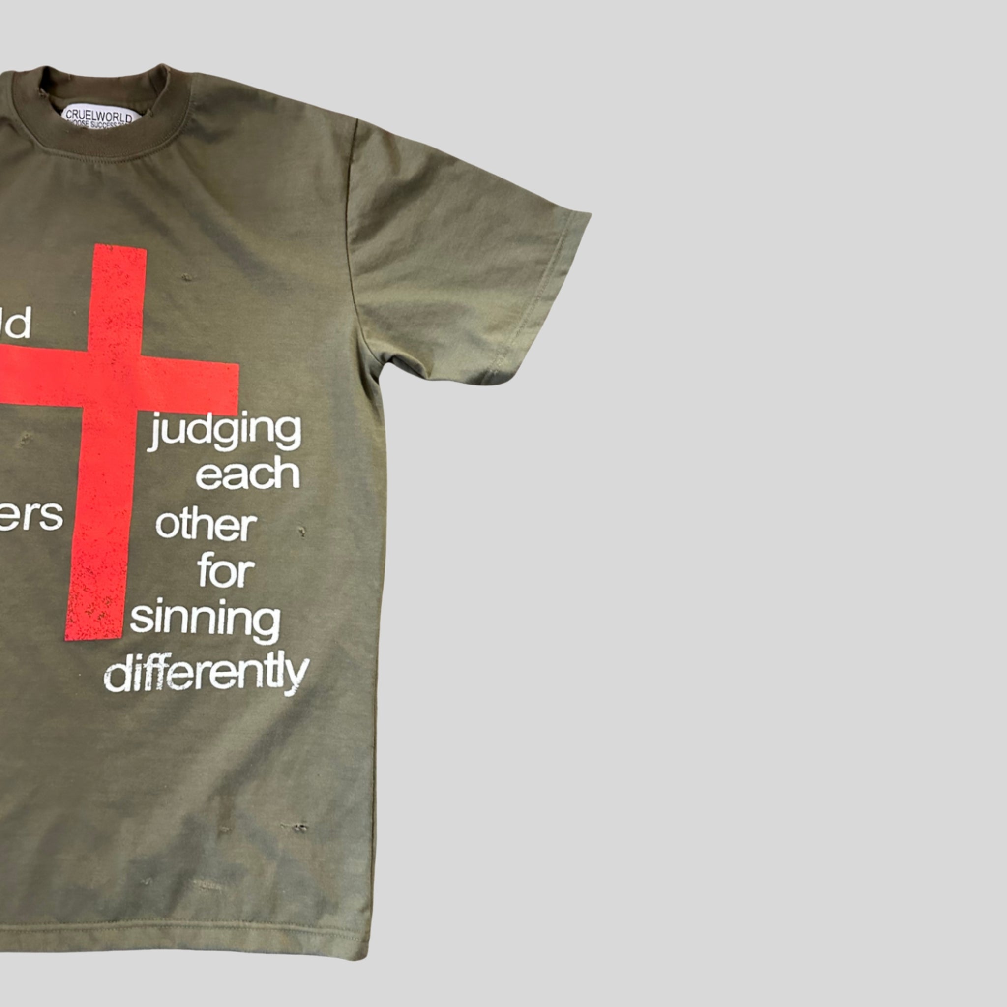 judgement t-shirt (Copy) Cruel World
