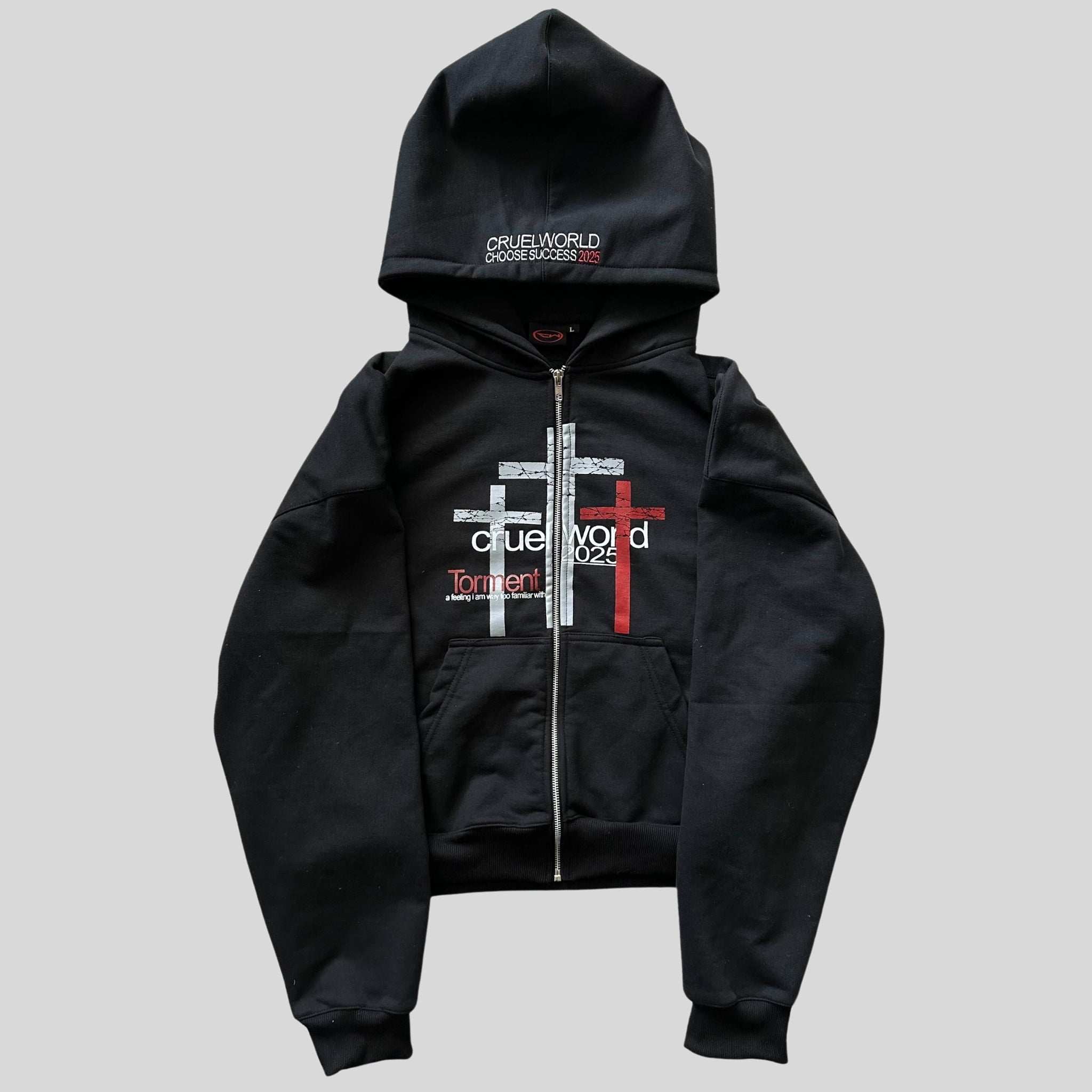 torment zip up hoodie Cruel World