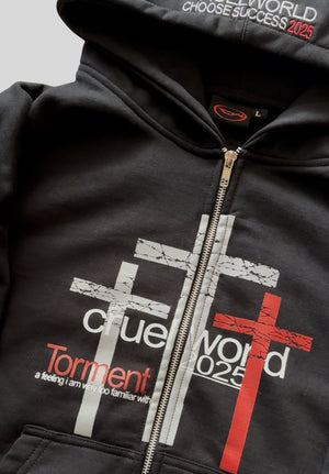torment zip up hoodie Cruel World