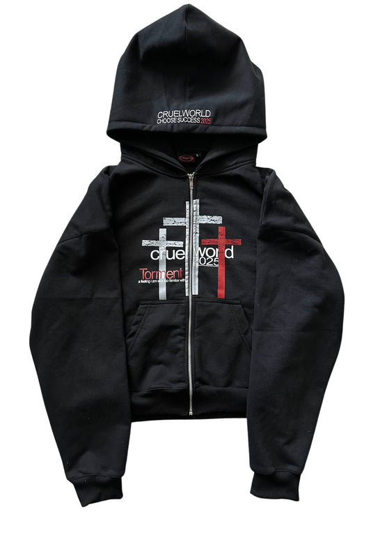 torment zip up hoodie