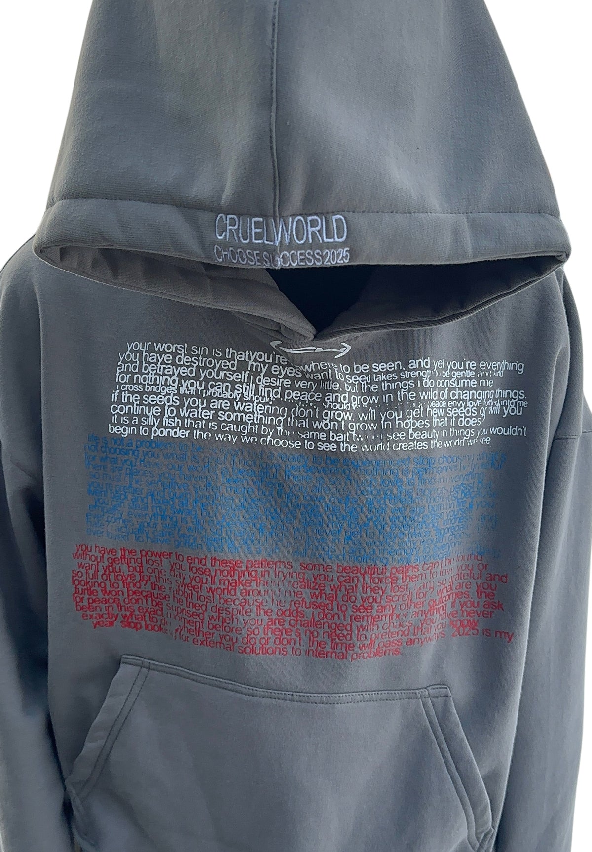 hushed chaos hoodie Cruel World