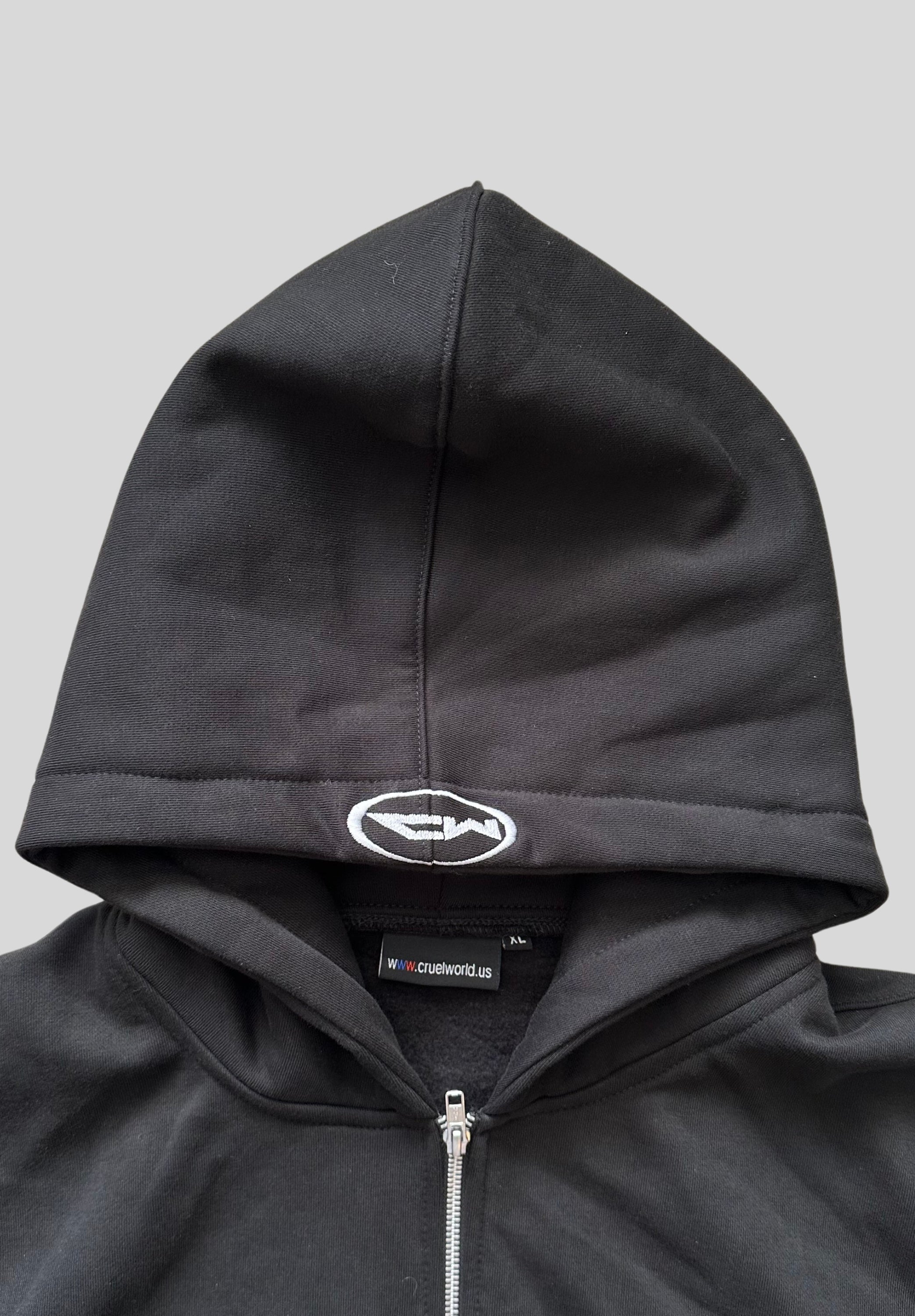 018 zip-up hoodie Cruel World