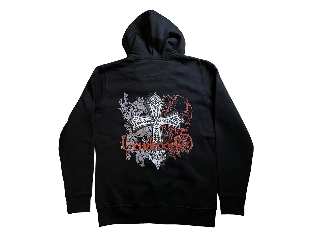Cross Zip-Up Black Cruel World