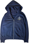 Cross Zip-Up Navy Blue Cruel World