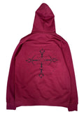 Maroon Cross Zip-Up Cruel World
